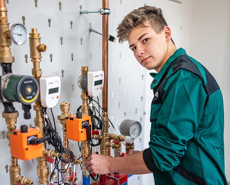 student při praxi